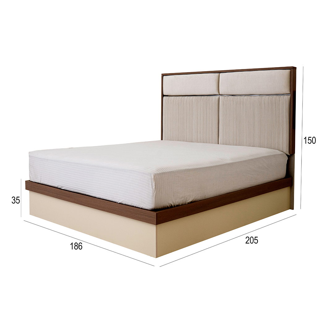 Breezy 6 pcs King Bedroom Set With Hydraulic Storage-180*200 - Image 19