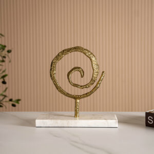 Swirl Metal table accent