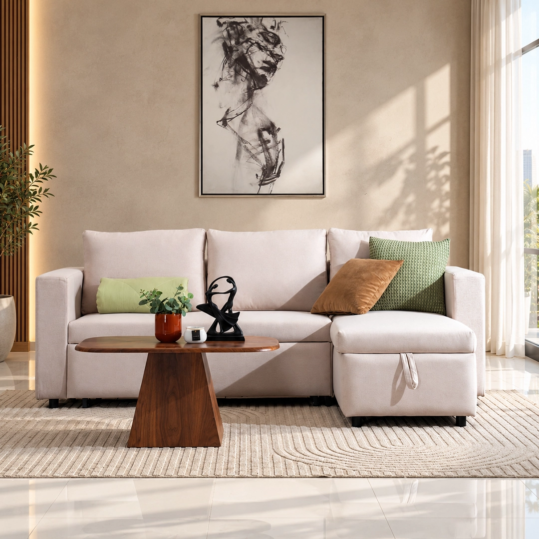 Stella Corner Sofa Bed With Storage
