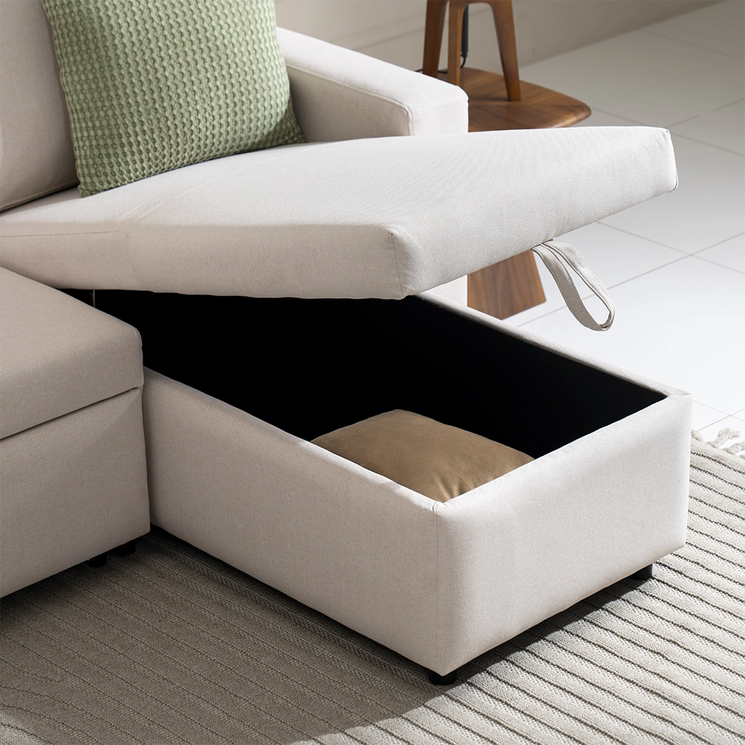 Stella Corner Sofa Bed With Storage - Image 3