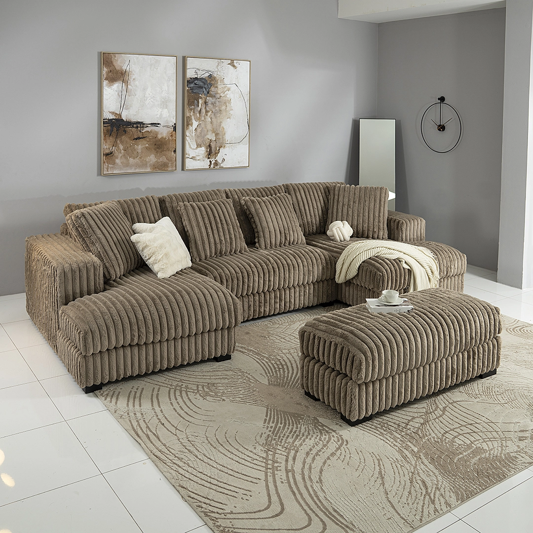 Drift Corner Sofa With Ottoman