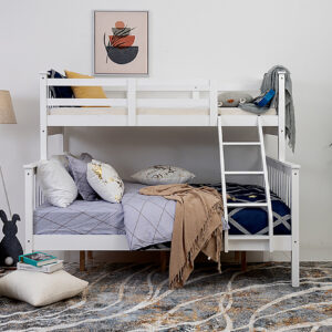 Tiber Kids Bunk Bed-150CM-White