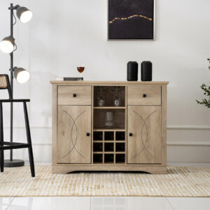 Tyrell Wine Cabinet-Oak