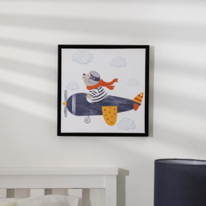 Verdant flying bear kids canvas wall art 32.5x2.8x32.5 cm