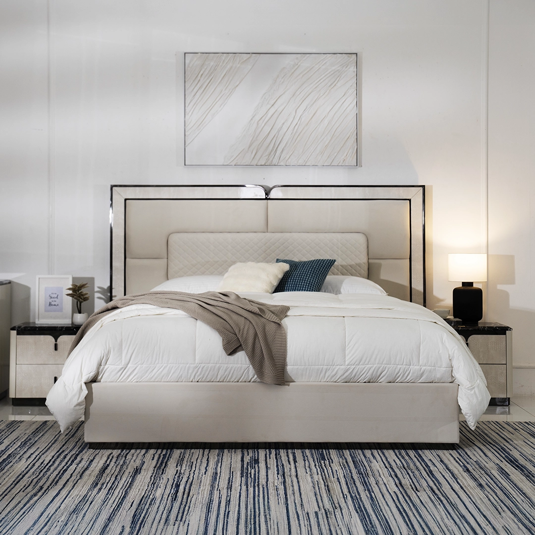 Jasmine 6-Piece King Bedroom Set-180*200 cm