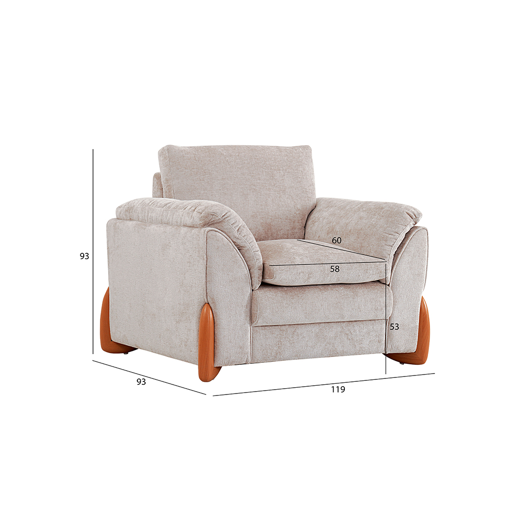 The Dune Single Seater Sofa - Image 2