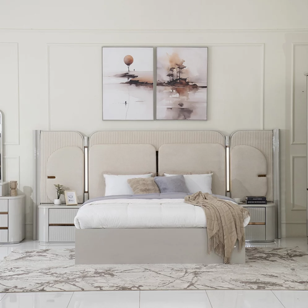 Garcia 6-Piece King Bedroom Set-180*200 cm