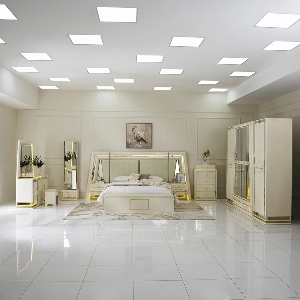 Prizma 9-Piece King Bedroom Set-180*200 cm