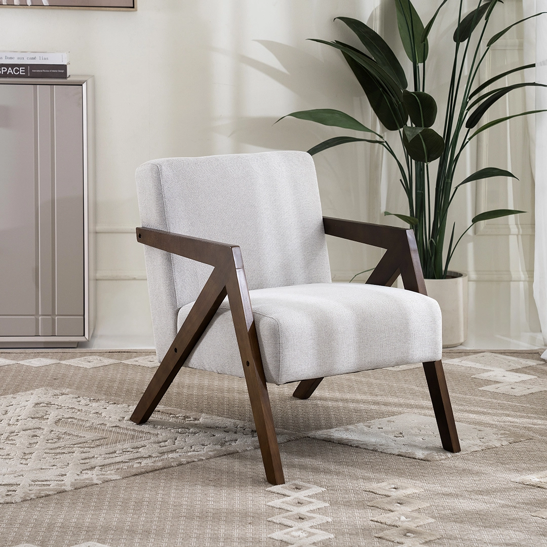 SARAFINA LY0299-A ACCENT CHAIR COL OFF WHITE D660-19 (1) SARAFINA LY0299-A ACCENT CHAIR COL OFF WHITE D660-19 (1)