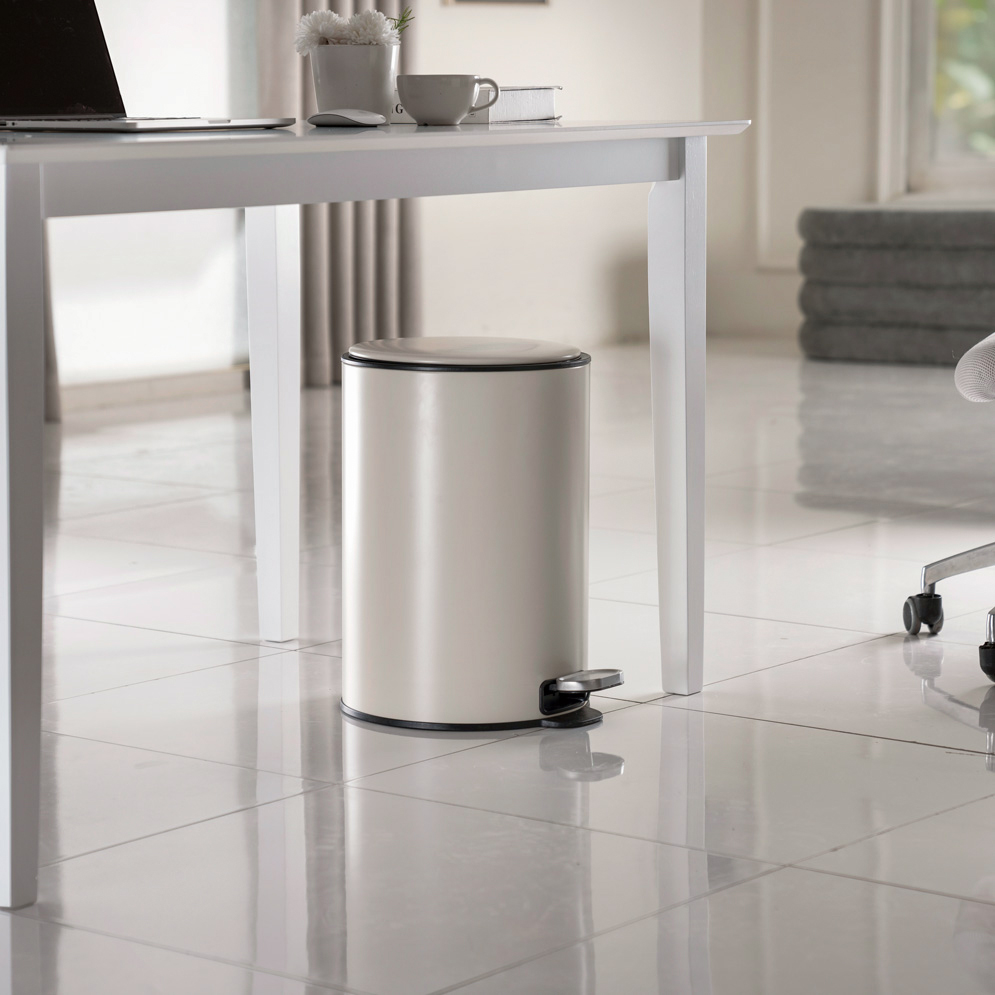 TRILO 20L DUSTBIN BEIGE (3) TRILO 20L DUSTBIN BEIGE (3)