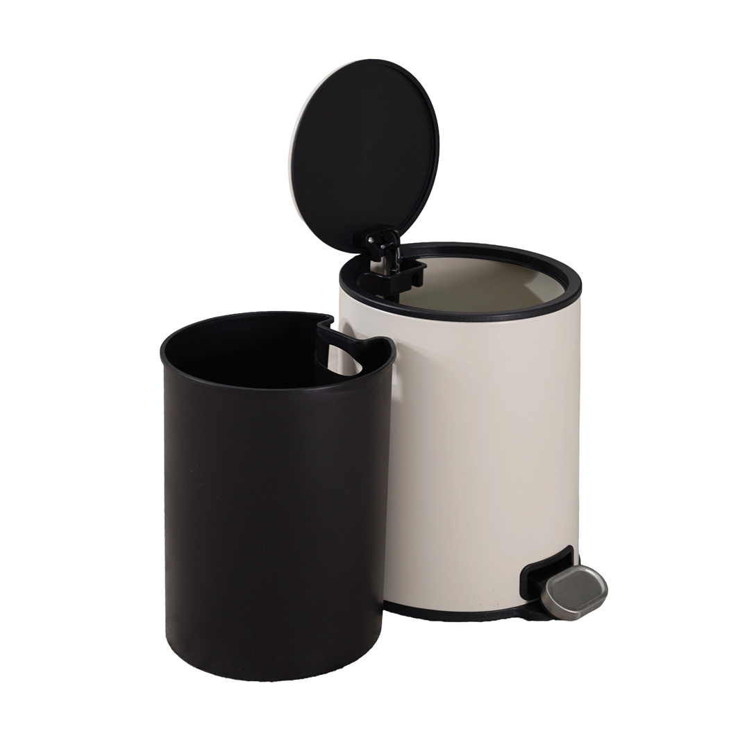 TRILO 6L DUSTBIN BEIGE (12) TRILO 6L DUSTBIN BEIGE (12)