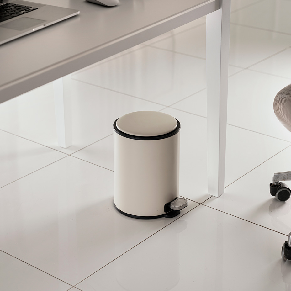 Trilo 6L Dustbin with Inner Bucket-Beige - Image 7