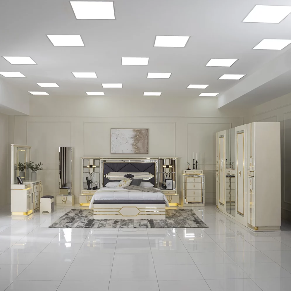 Zaina 9-Piece King Bedroom Set-180*200 cm