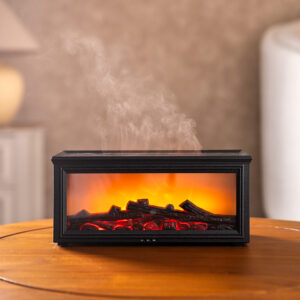 Aurenza 280ml Flame Aroma Diffuser Black