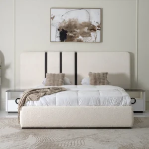 Edessa 6-pcs King Bedroom Set With Hydraulic Storage-180*200cm