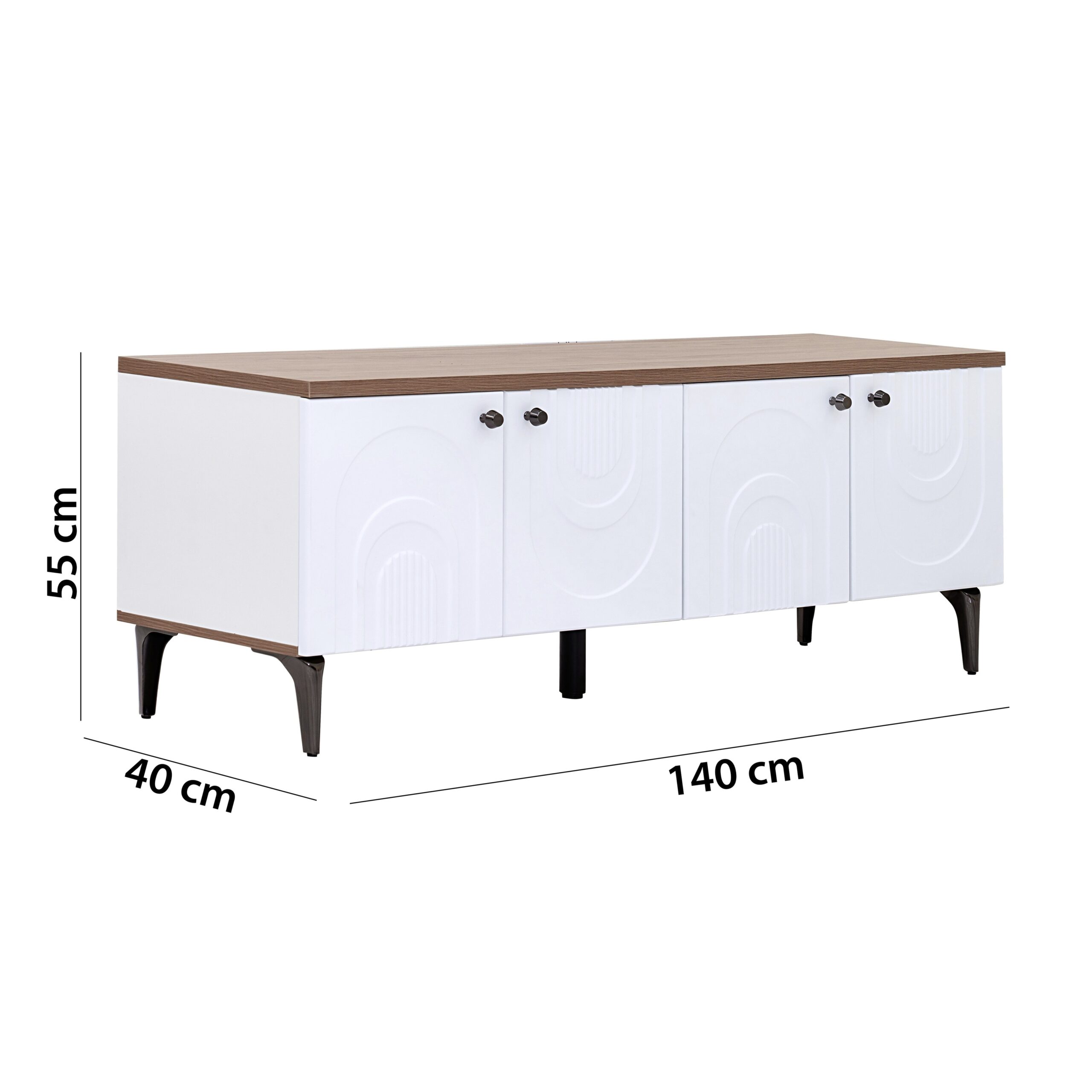 OBITO K5051 TV UNIT 140 CMS COL OAK&WHITE (7) OBITO K5051 TV UNIT 140 CMS COL OAK&WHITE (7)