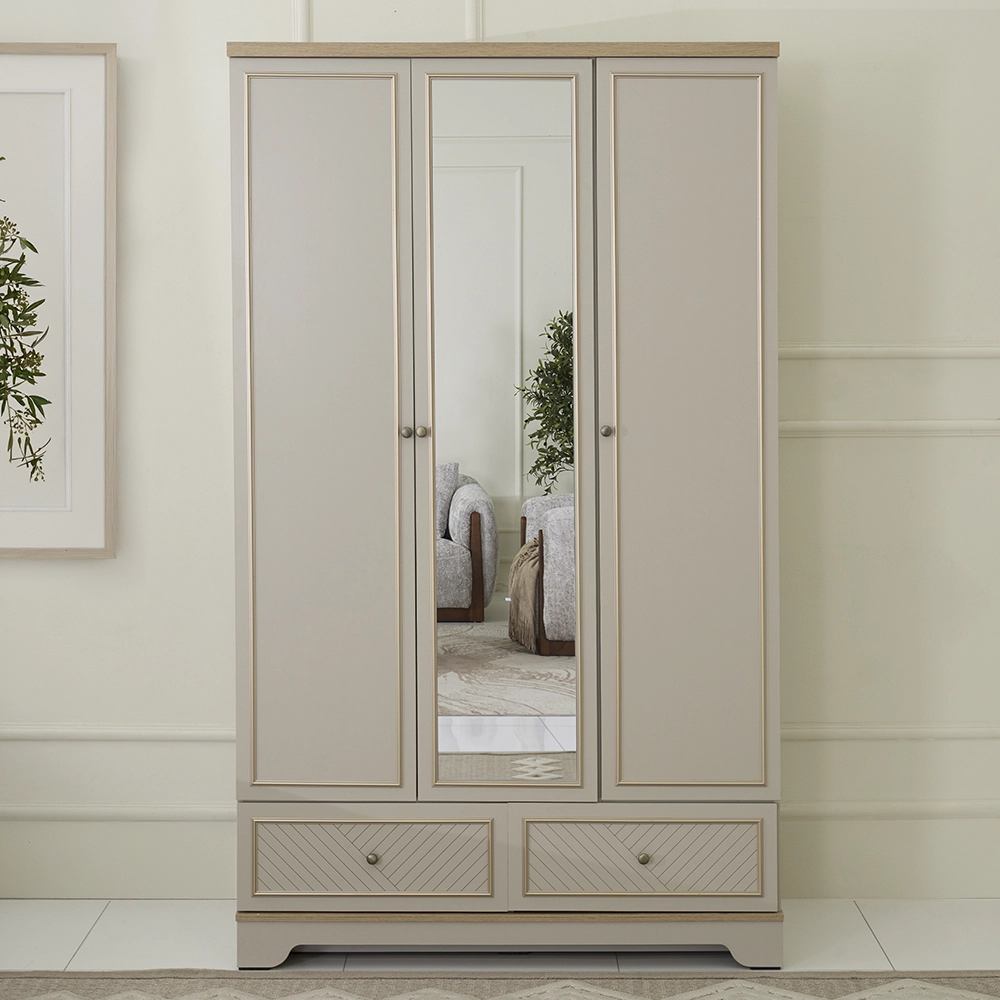 Spinnet Kids 3-Door Wardrobe