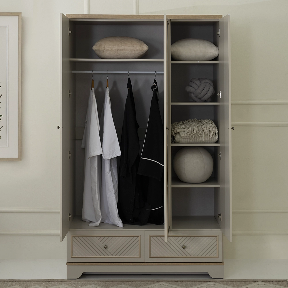 Spinnet Kids 3-Door Wardrobe - Image 3