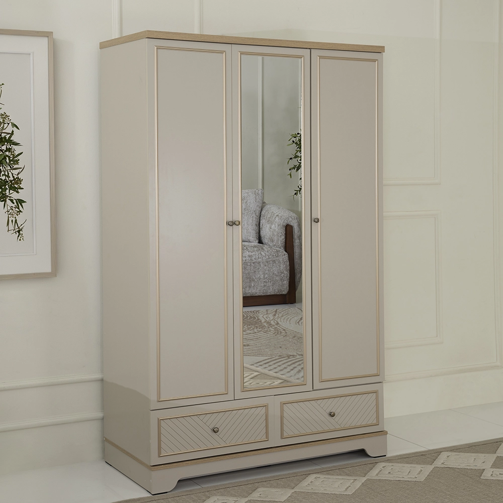 Spinnet Kids 3-Door Wardrobe - Image 4