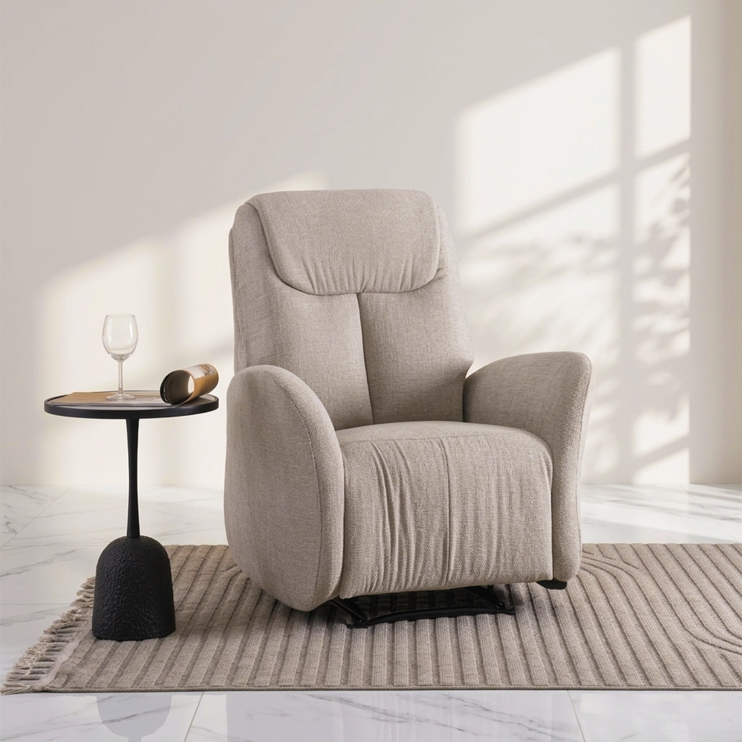 Auko Recliner Sofa-Beige