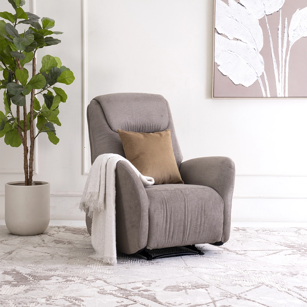 Auko Recliner Sofa-Brown