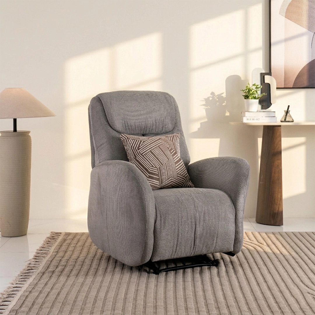 Auko Recliner Sofa-Grey