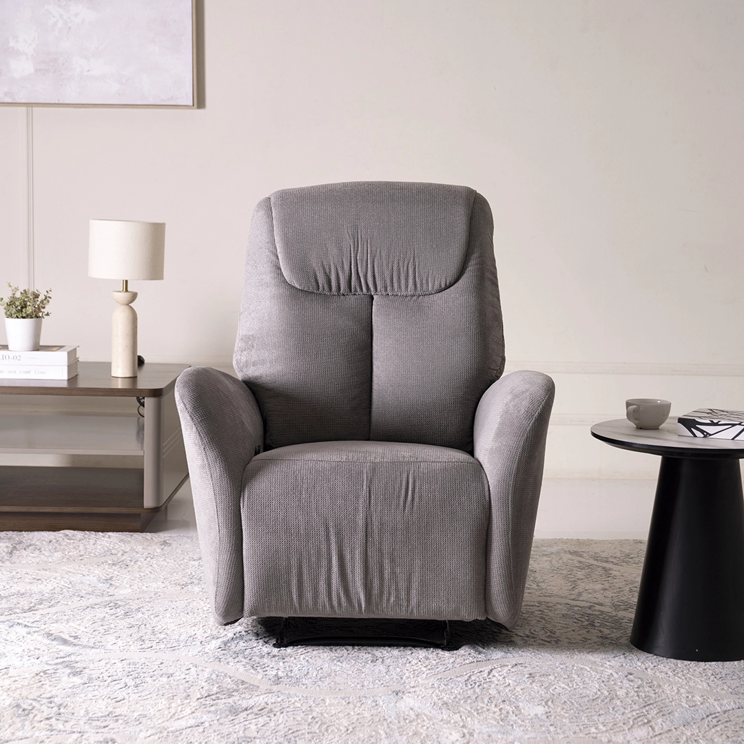 Auko Recliner Sofa-Grey