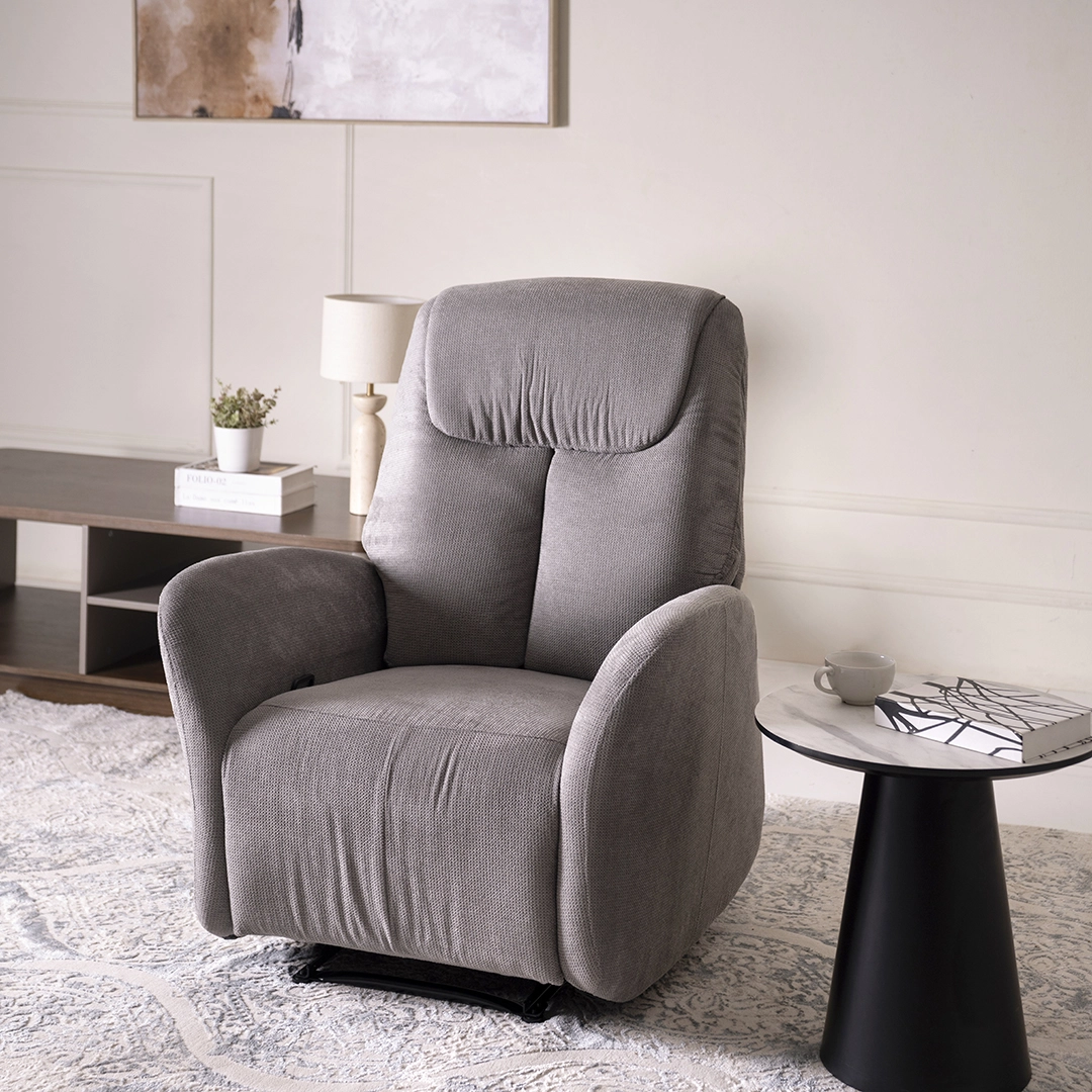 Auko Recliner Sofa-Grey - Image 3