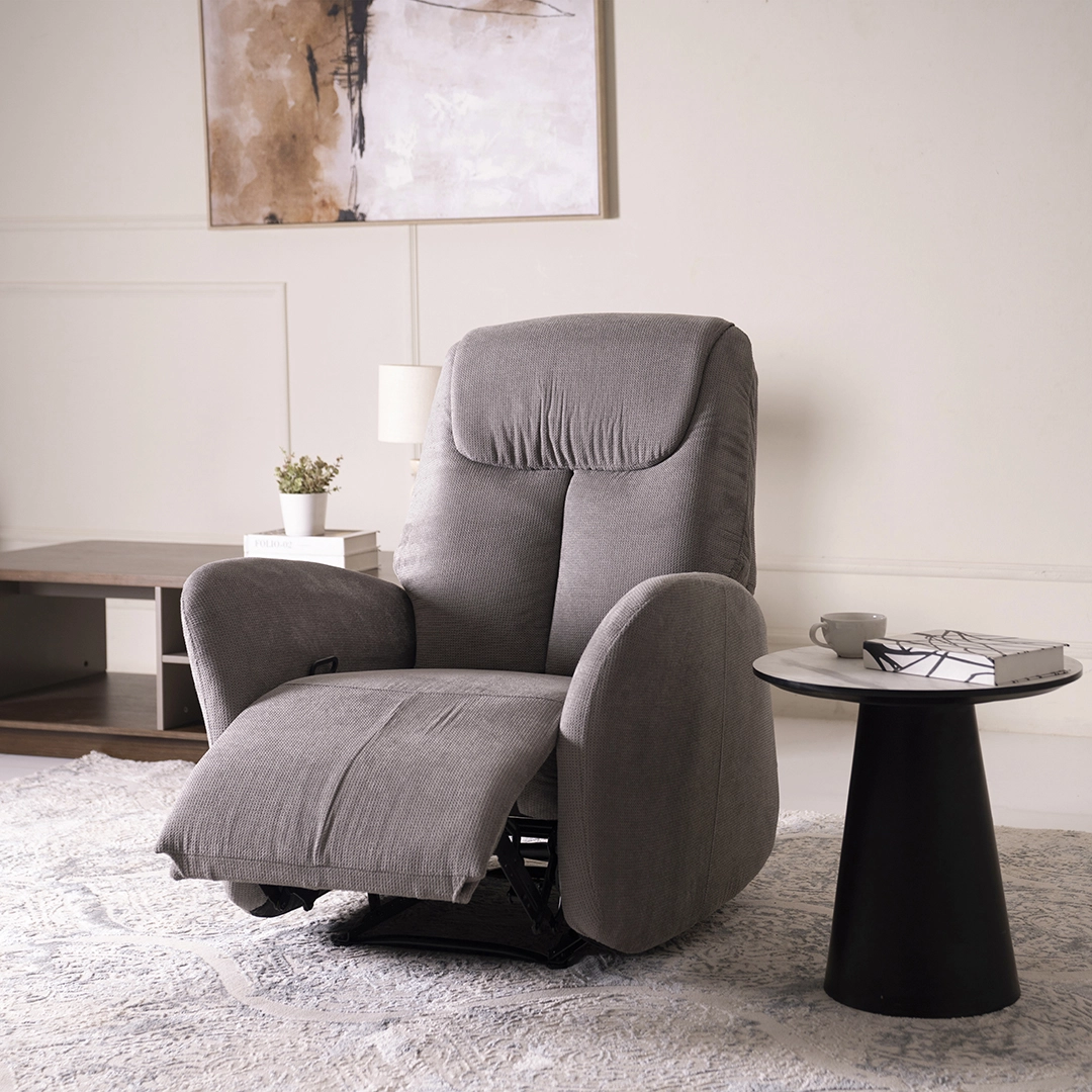 Auko Recliner Sofa-Grey - Image 4