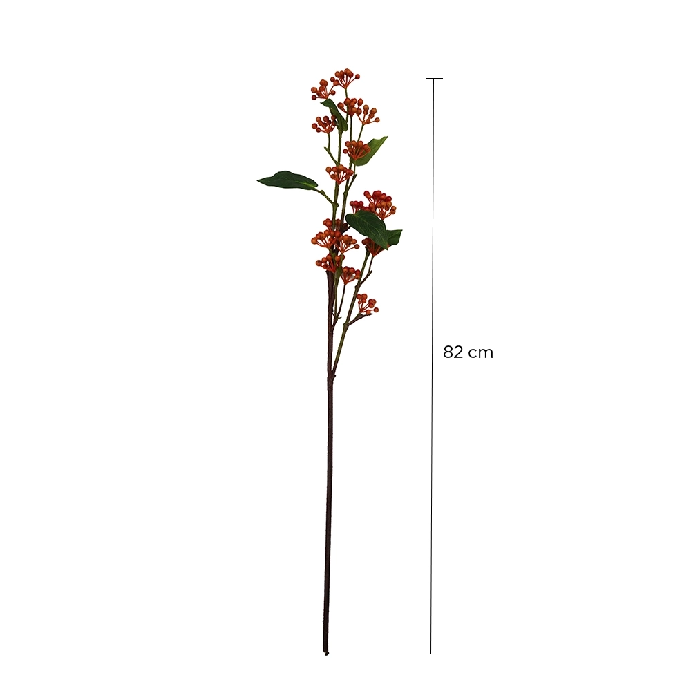 Grevia Cherry Branch Orange 82Cm (Vase Not Included) - Image 2