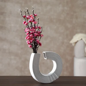 Grevia Plum Blossom Set Red 55Cm (Vase Not Included)