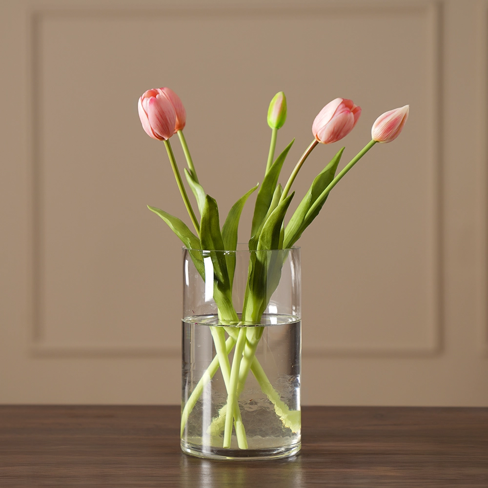 Grevia Tulip Flower Pink 39Cm (Vase Not Included)