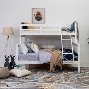 Tiber Kids Bunk Bed-150CM-White
