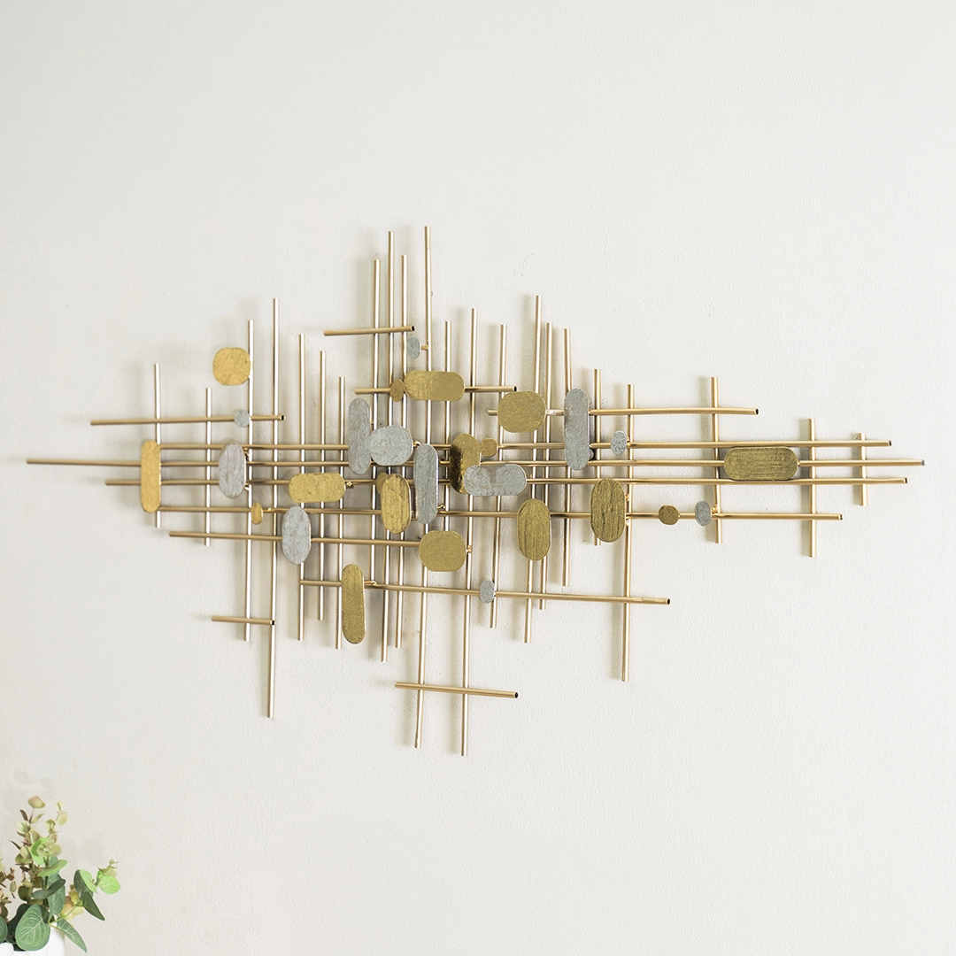 Castora Metal Wall Decor Gold 118x53Cm