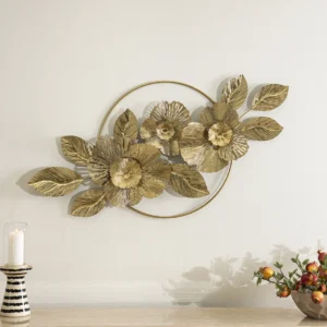 Castora Metal Wall Decor Gold 120x55Cm