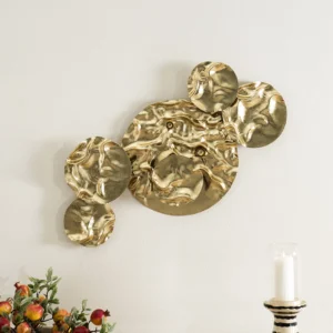 Castora Metal Wall Decor Gold 42x82Cm