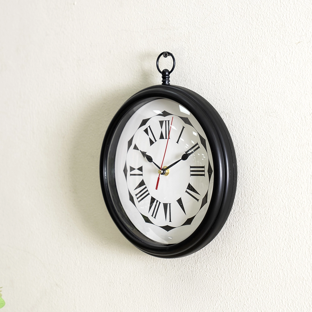 Chronos Wall Clock Black/White 30Cm - Image 3