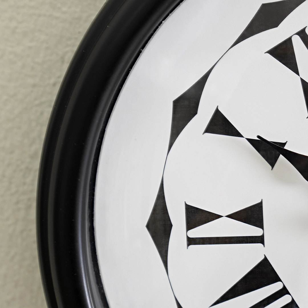 Chronos Wall Clock Black/White 30Cm - Image 5