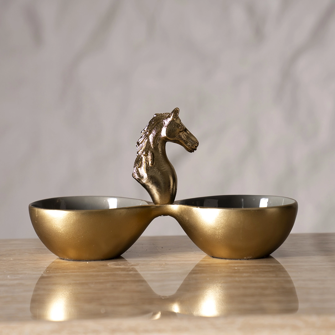 Galiora Nuts Bowl Gold28.5X11.5X15.5Cm