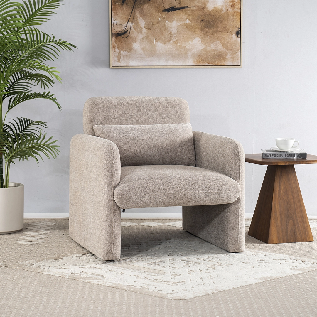 Lucia Leisure Chair-Brown