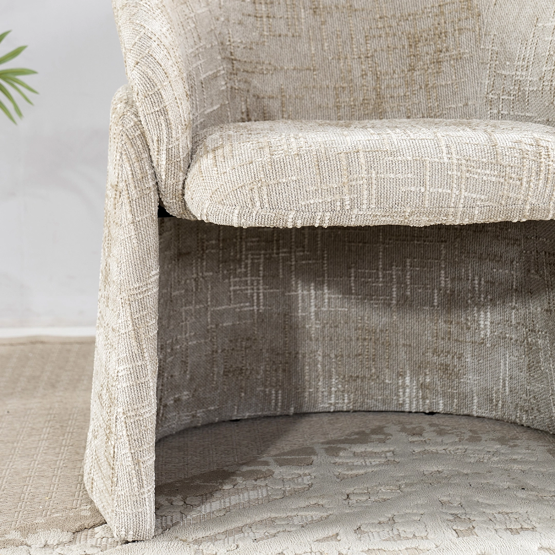 Paula Leisure Chair-Beige - Image 4