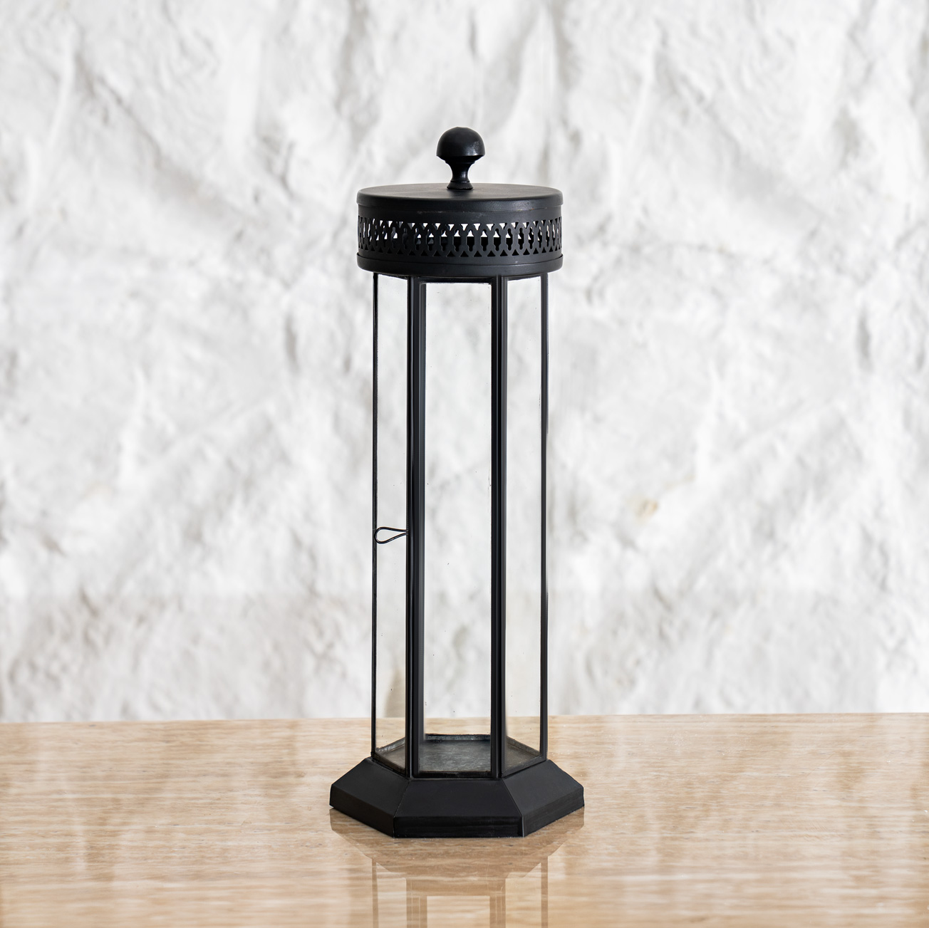 Mesa metal antique finish lantern 15X13X43 CM - Image 5