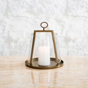 Mesa metal lantern 15X15X25 CM