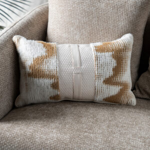 Miraj Patchwork Cushion Cream 30x50Cm