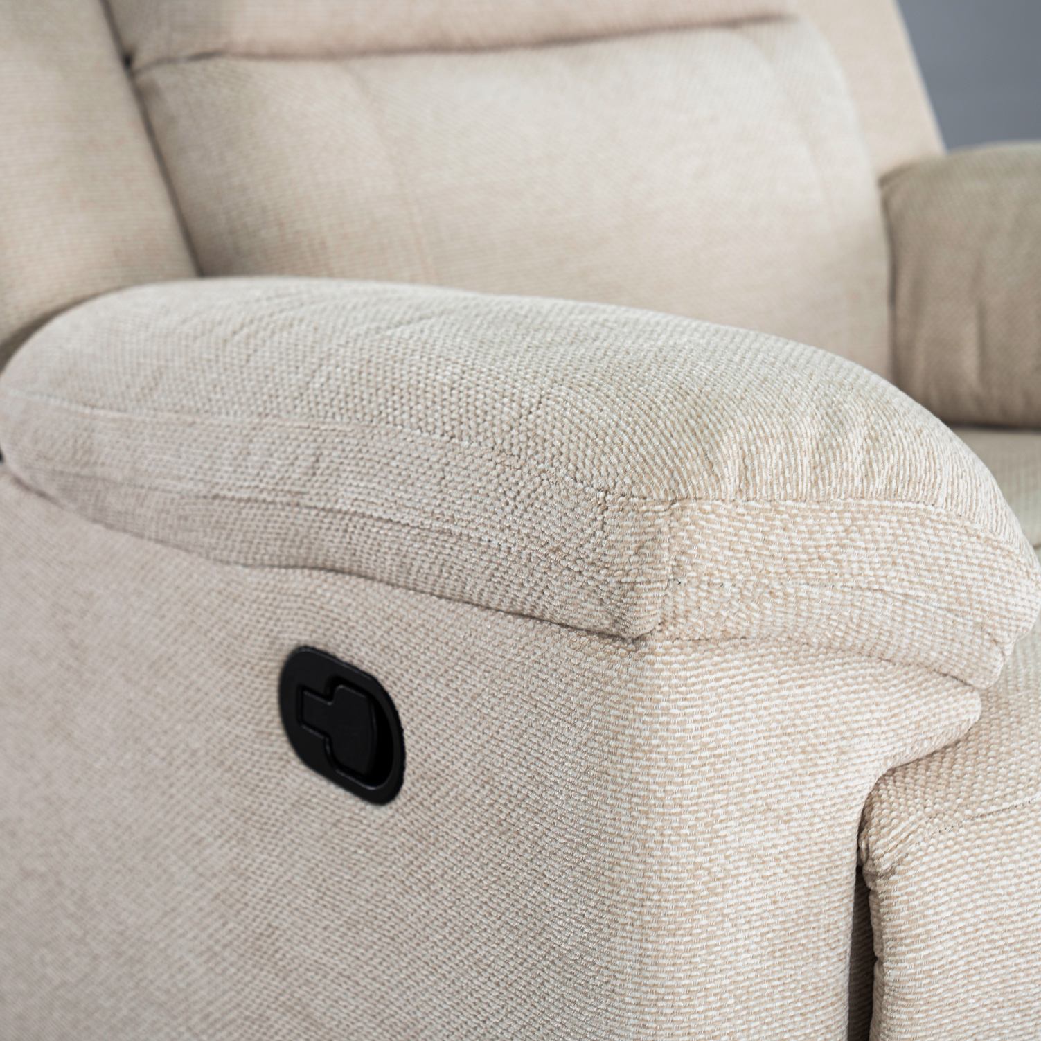 Aaron Recliner Sofa-Beige - Image 7