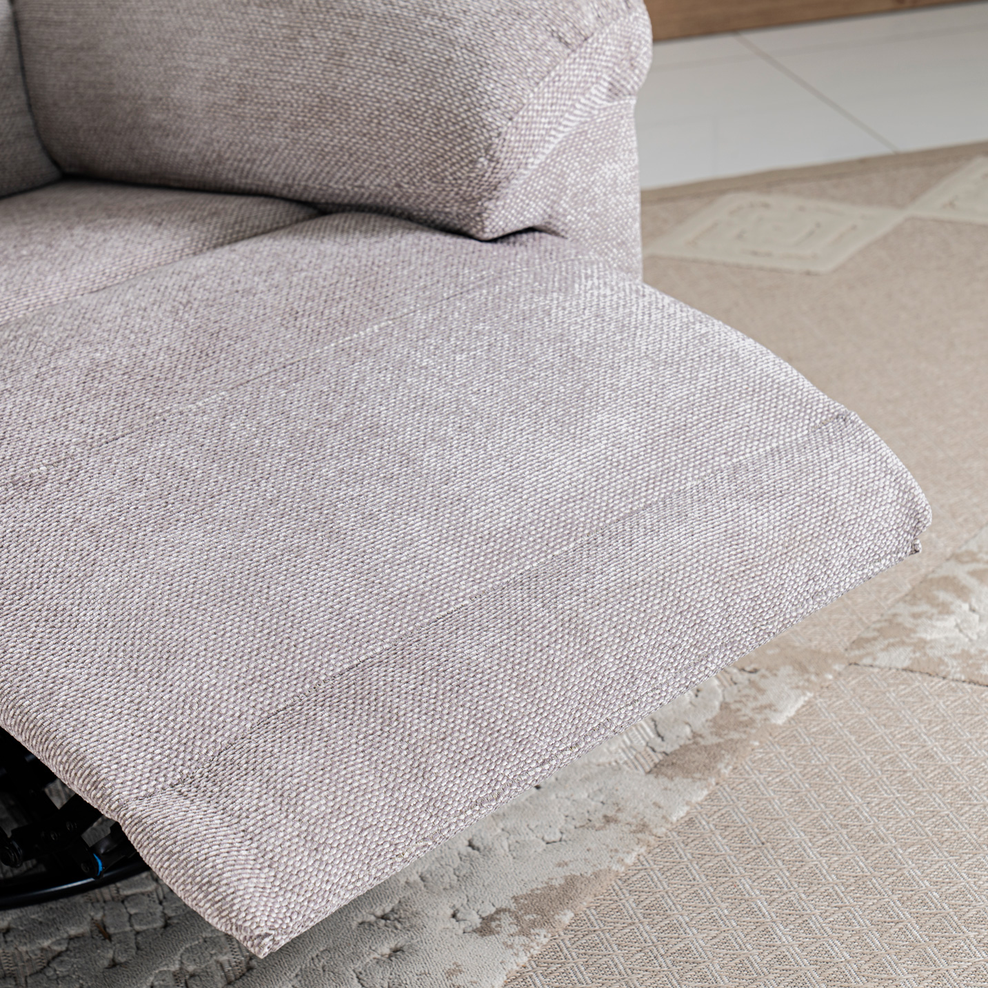 Aaron Recliner Sofa-Light Taupe - Image 5