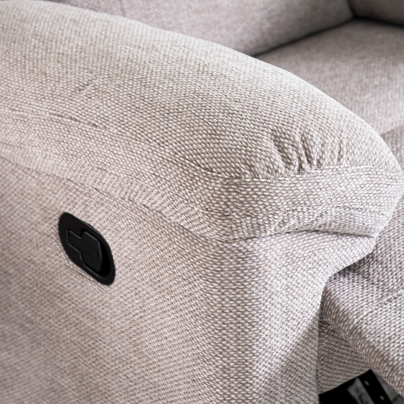 Aaron Recliner Sofa-Light Taupe - Image 6