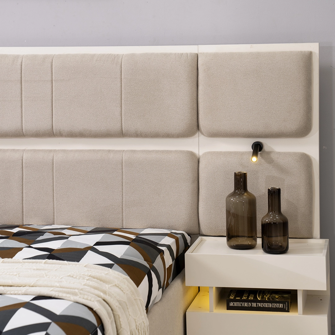 Angelita 6-Piece King Bedroom Set-180*200 cm - Image 10