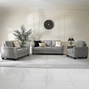 Bloom 6-Seater Sofa Set-Metal Grey