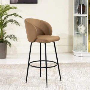 Holsted Bar Chair-Brown